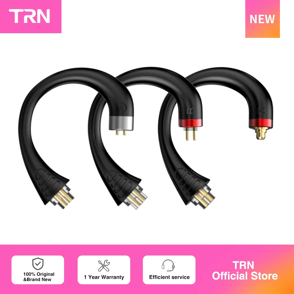 TRN BT20 PRO 케이블 HIFI 이어폰 MMCX/2핀 커넥터 TRN VX v90s MT1 TA1 VX PRO Xuanwu MT4 Conch Orca BAX PRO용