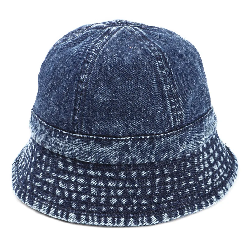 Washed Denim Bucket Hat Women Fisherman\'s Hat Bucket Hat Unisex Bob Caps Hip Hop Gorros Men Panama Windproof Bucket Hat Outdoor