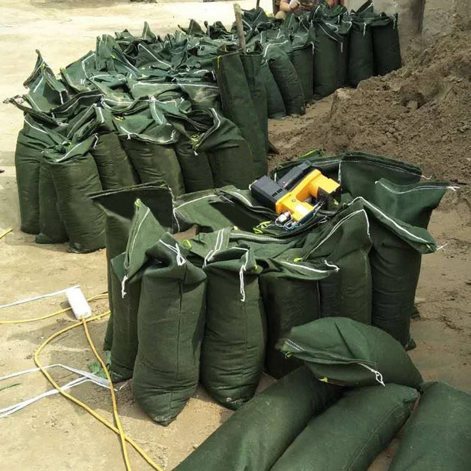 Flood Water Barrier Sandbag Thickened Durable Rainy Season Waterproof Treatment Canvas Bag Garden Supplies For Flood Protection