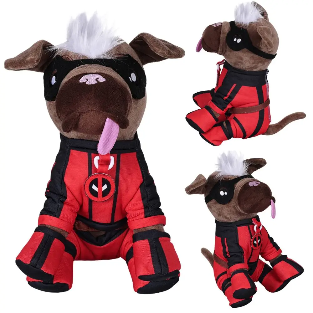Dogpool Cosplay Plüsch Fantasia Plushie Dead Cosplay Pool Cartoon Weiche Angefüllte Puppen Maskottchen Kostüm Geburtstag Weihnachten Geschenk Halloween