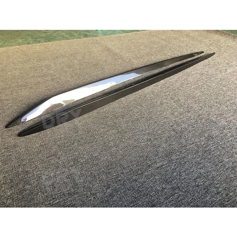 Carbon Fiber Side Skirts Door Bumper Aprons Sticker for Alfa Romeo Giulia Sedan 4 Door 2015 2016 2017 Side Skirts Rocker Panels