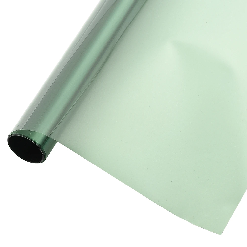 Light Green VLT 66% Auto Car Side Window Tint Solar Films Car Film Home Scratch Resistant Membrane 50*300cm