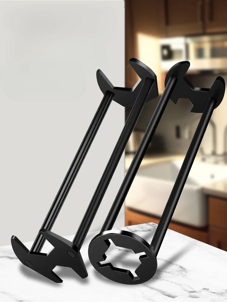 

Multi-functional Sink Wrench Faucet Water Pipe Wash Basin Installation and Disassembly Bathroom Special Tools