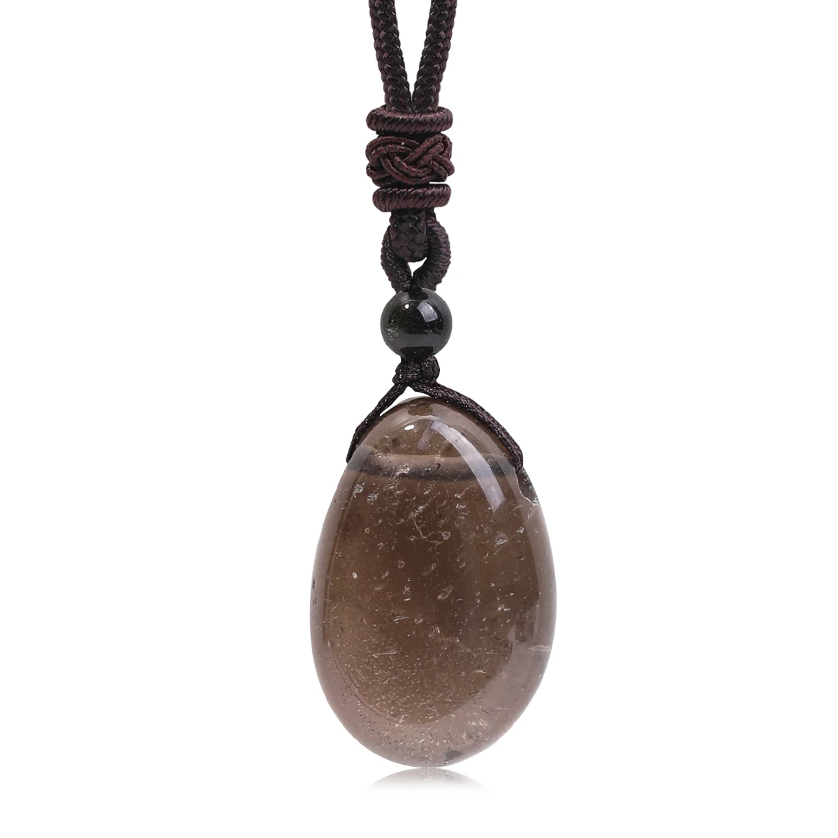 Natürliche Edelstein-Halskettenanhänger aus Amethyst, Rosenquarz und Klarquarz für Männer und Frauen, Gesundheits- und Wohlstands-Schmuck – Detail 21