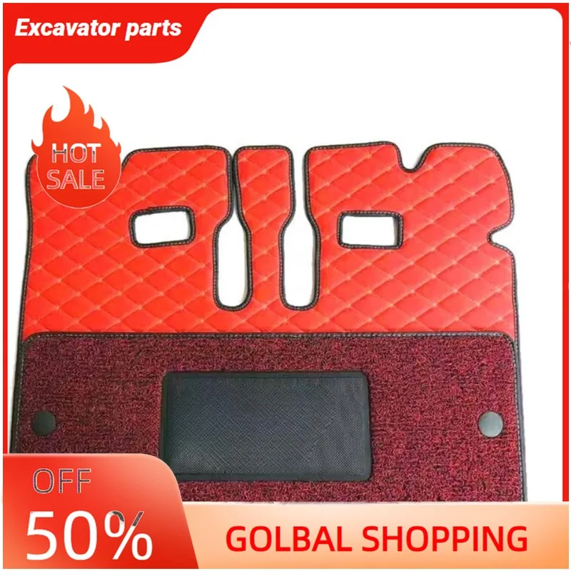 

Запасные части для экскаватора Коврик для ног кабины E200B E120B Коврик для кабины (E200B 120B КРАСНЫЙ)