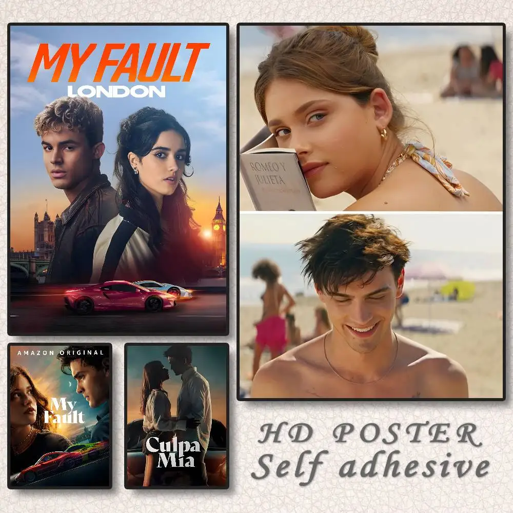 EPC My F-Fault Culpa Mia 2023 ملصق الفيلم HD الفن لزجة جدار مقاوم للماء غرفة المعيشة المنزلي غرفة نوم بار الديكور الجمالي #5