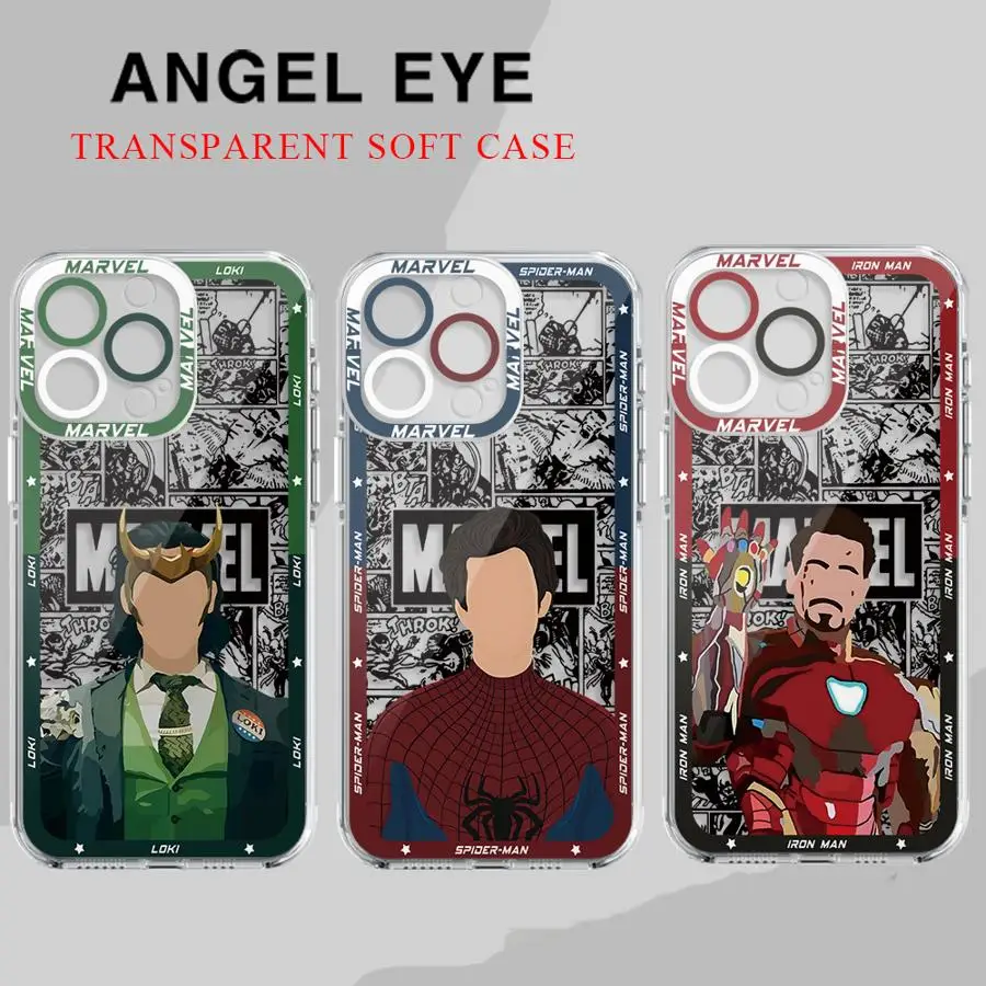 Loki Spider Man Phone Case for Redmi Note 9S 10 12 13 4G 5G 10S 10Pro 10Lite 11 11S 11Pro 12Pro 13Pro 4G5G 11 12 13ProPlus5G