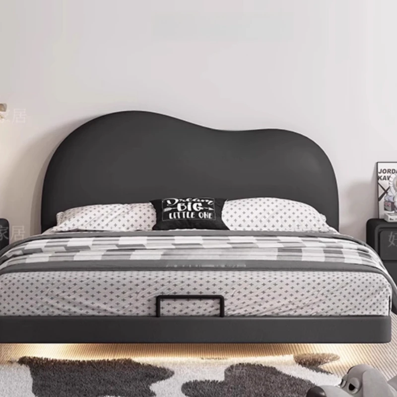 Wedding Ltalian Style Beds Princess Double Nordic Aesthetics Cheap Bed Minimalist Safe Simple Safe Wood Cama Casal Furniture