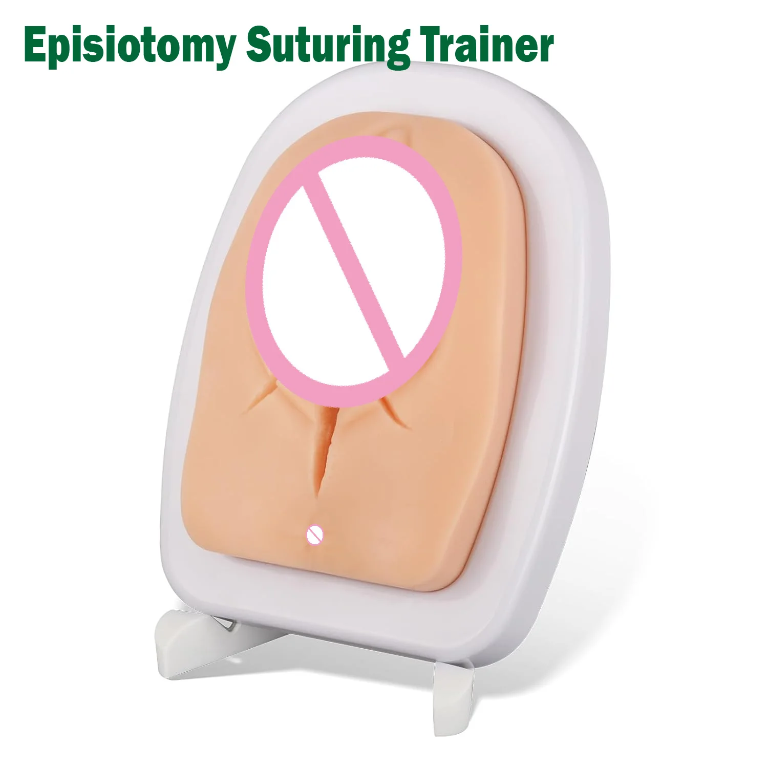 Reusable Episiotomy Suturing Trainer Model Multi-Incision Repair Layered Closure Knot Tying Practice for Midwifery Medic Student