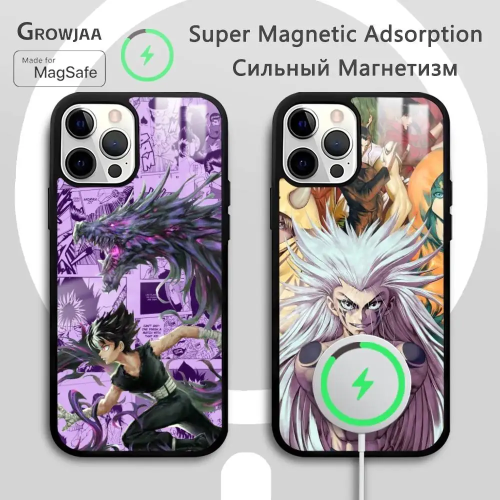 

Anime Yu Yu H-Hakusho Phone Case For IPhone 16 15 14 13 12 11 Pro Max Plus Mini Magsafe Mirror Wireless Magnetic Funda