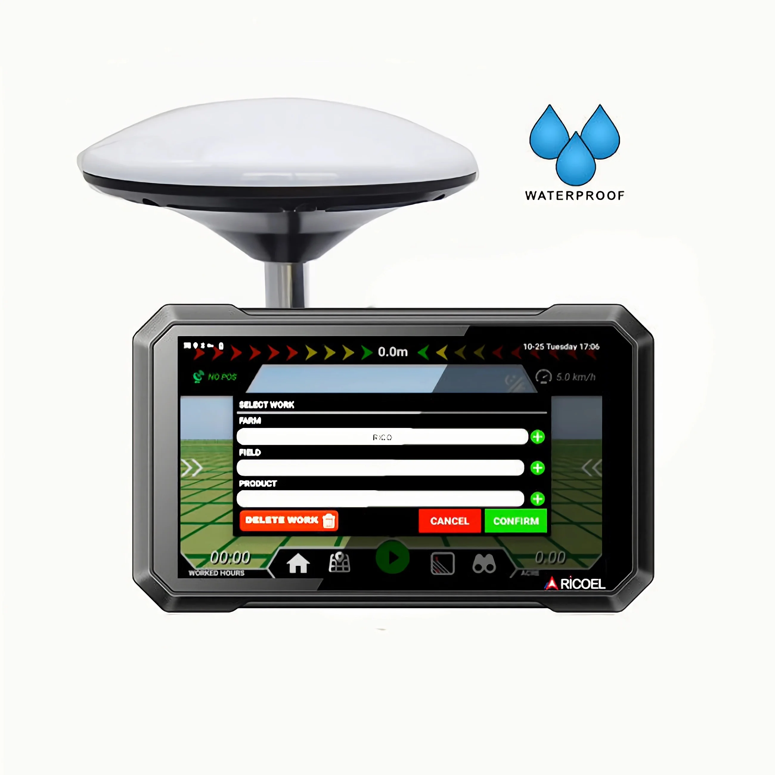 high-precision  Ag Guidance Systems Gnss Agriculture Gps In Agriculture Field Measuring For Tractors