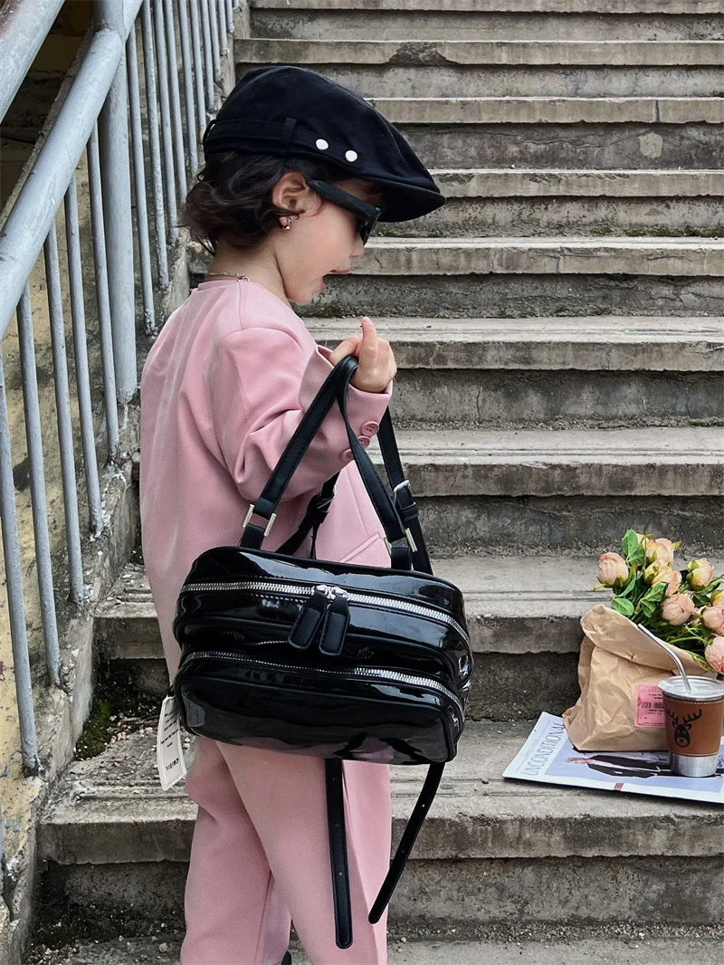 Mochila de estilo coreano para niños y niñas, morral sencillo e informal para estudiantes de jardín de infantes, 2023