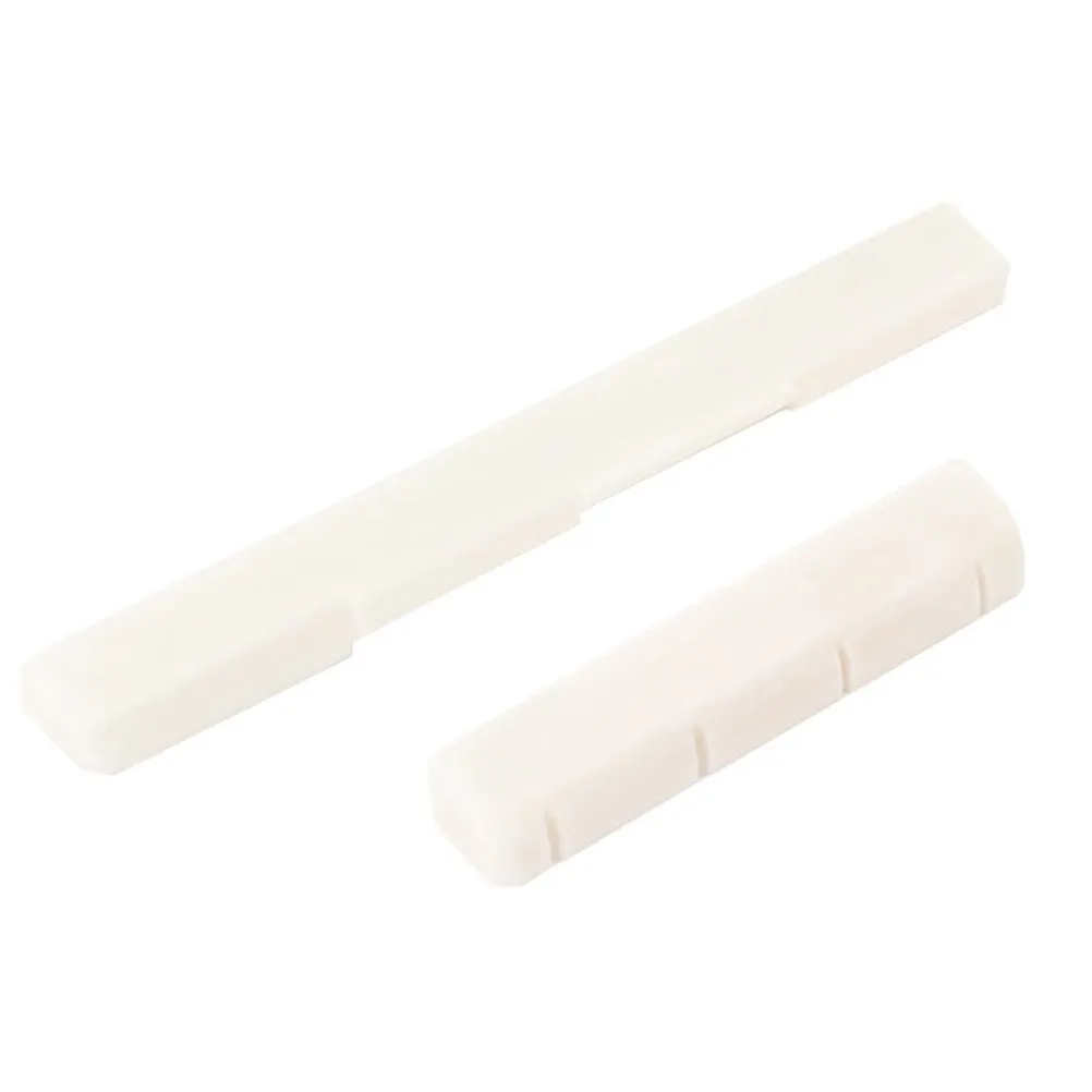 Ukulele slotted nut Ukulele saddle Ukulele Neck nut saddle set Ukulele bone nut saddle set Bone saddle for Ukulele