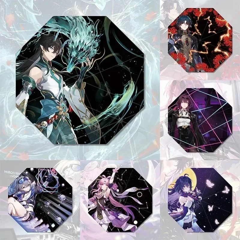 Honkai スターレール フライト傘 Raincoa 折りたたみ UV ブロック ブラック パラソル Honkai Impact 3 ゼーレ 原神 アニメ傘 パラソル