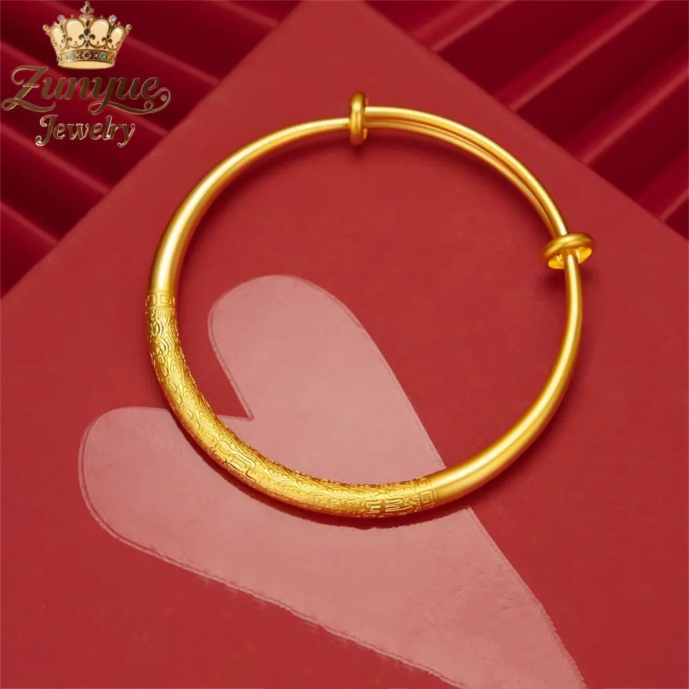 

Sand Gold Auspicious Cloud Bracelet Luxury Quality Jewelry Fashion Jewelry Handicraft Handicraft Exquisite Elegant Popular Charm