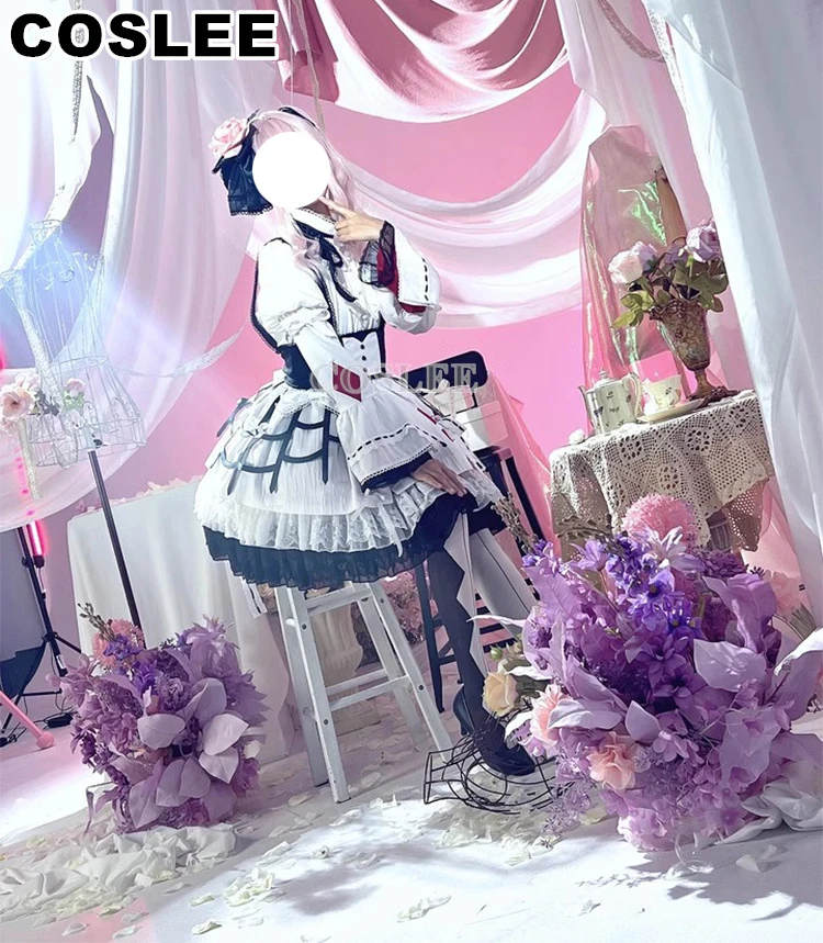 COSLEE Project Sekai Akiyama Mizuki Cosplay Kostuum PJSK Mooie Lolita Feestjurk Uniform Halloween Outfit Vrouwen XS-XL Nieuwe