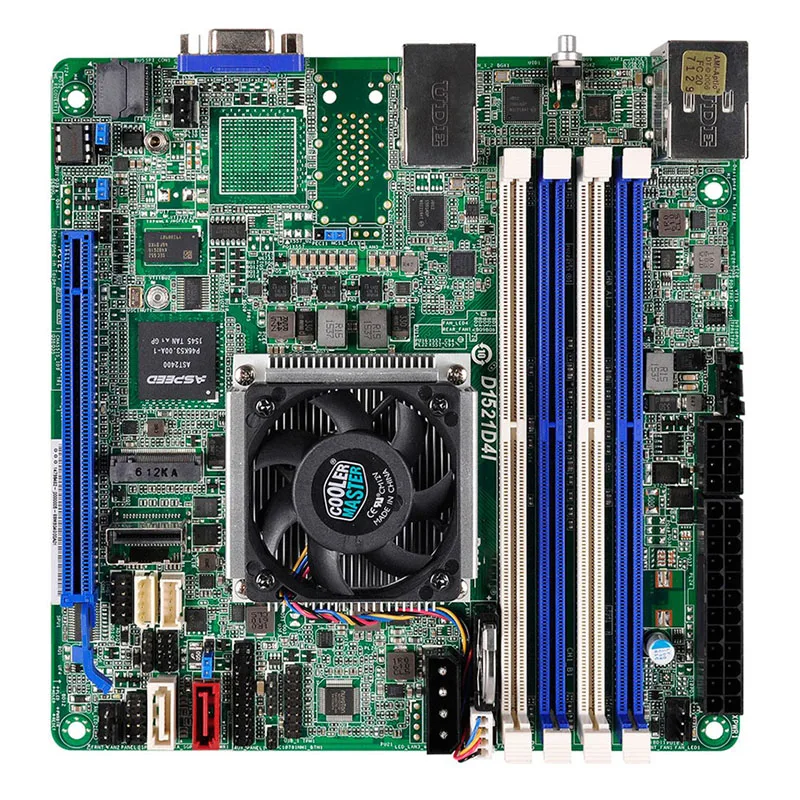 D1520D41 For ASRock ITX DDR4 IPMI Server Motherboard