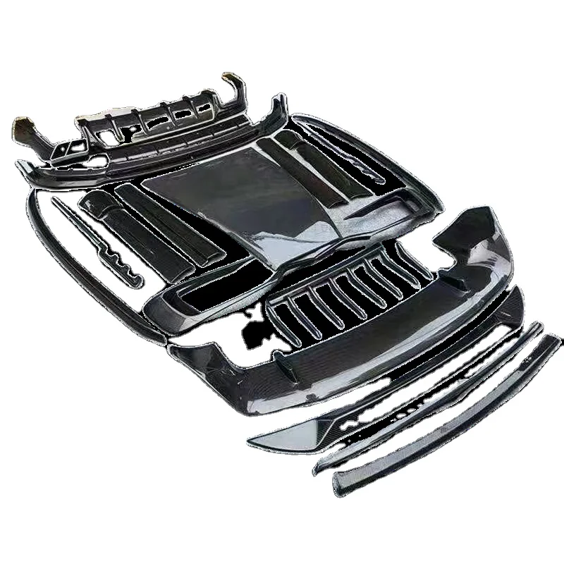 High Quality Factory Supply Forged Carbon Body Kit Front Bumper Lip Rear Diffuser Side Skirts Fit for Levante