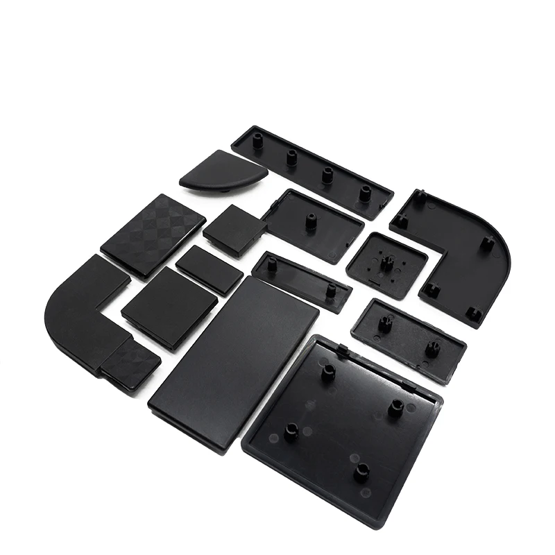 5/10/20/50PCS Black Plastic End Cap Cover Plate Endcap for 2020 2040 3030 3060 3030R 4040 4080 4040R 4545 EU Aluminum Profile