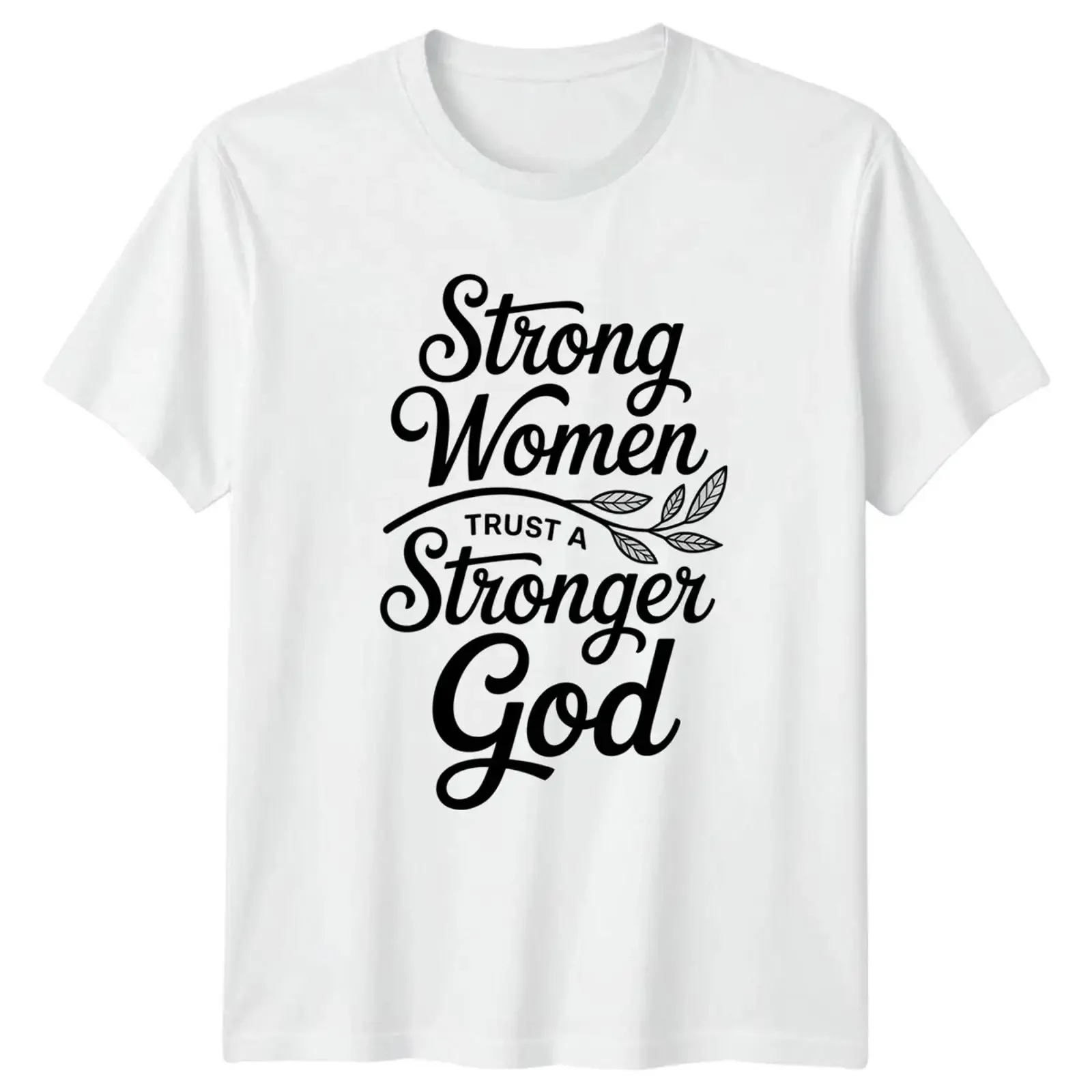 Strong Women Trust A Stronger Damen T Shirt Glaube Christ Geschenk für Sie vintage Washed Stretched streetwear designer clothes