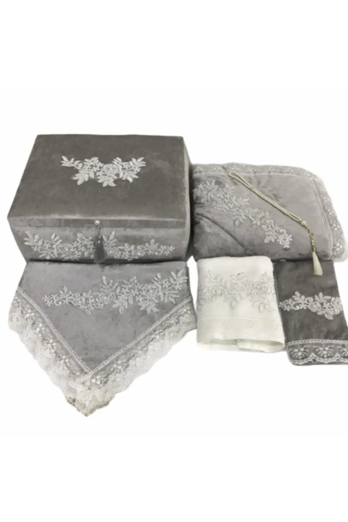 

DOLBOVI gray sanded Rug set dowry set piece piece medical towel set set 6 piece Meditation Rug