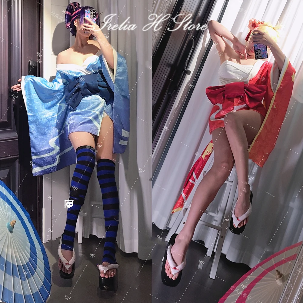 Irelia H Store اللباس الداخلي والتخزين مع Garterbelt اللباس الداخلي تخزين تأثيري حلي المرأة كيمونو اللباس يمكن تخصيصها #2