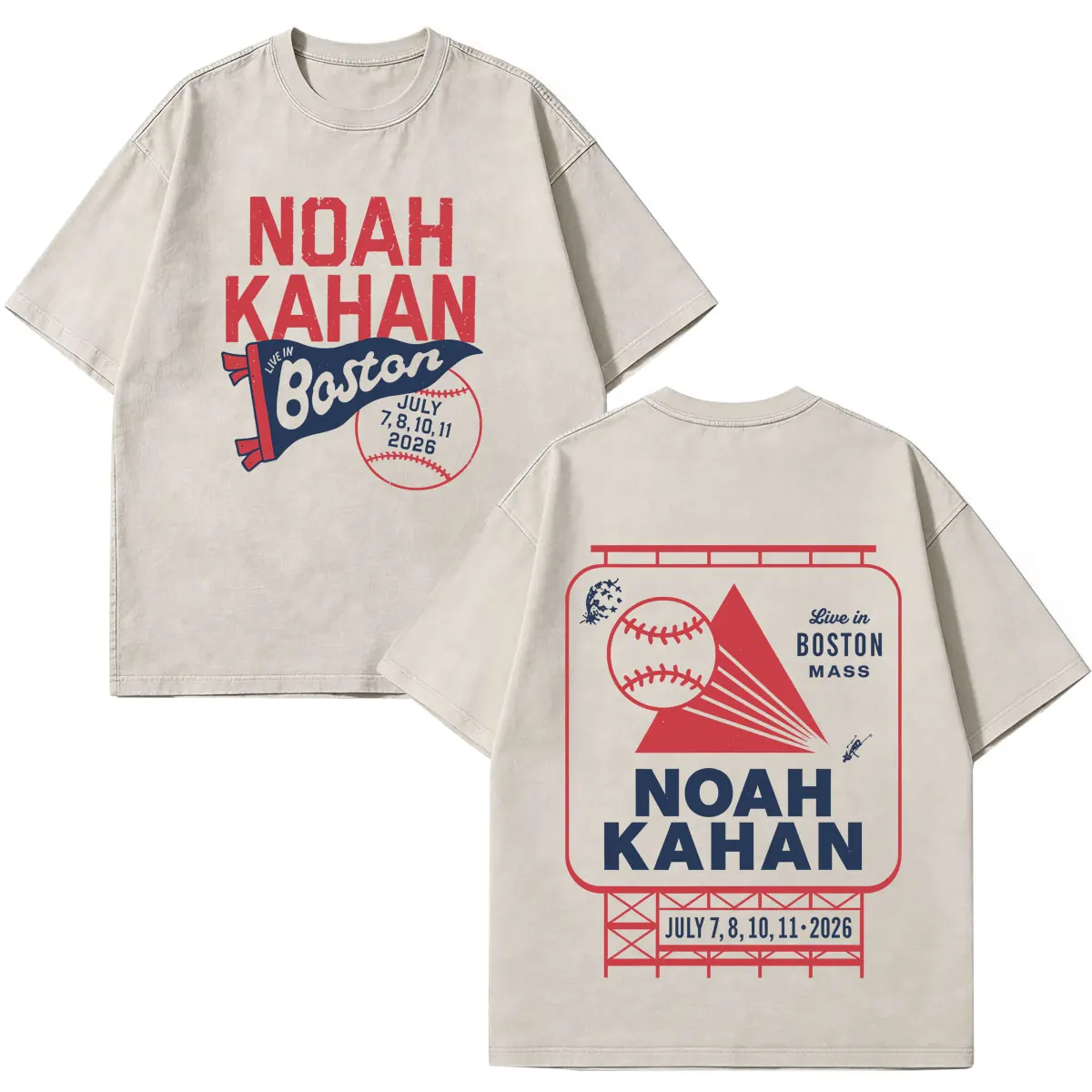 Noah Kahan The Great Divide Tour 2026 Graphic Vintage Washed T-shirt Men Women Fashion T-shirt Casual Cotton T-shirts Streetwear