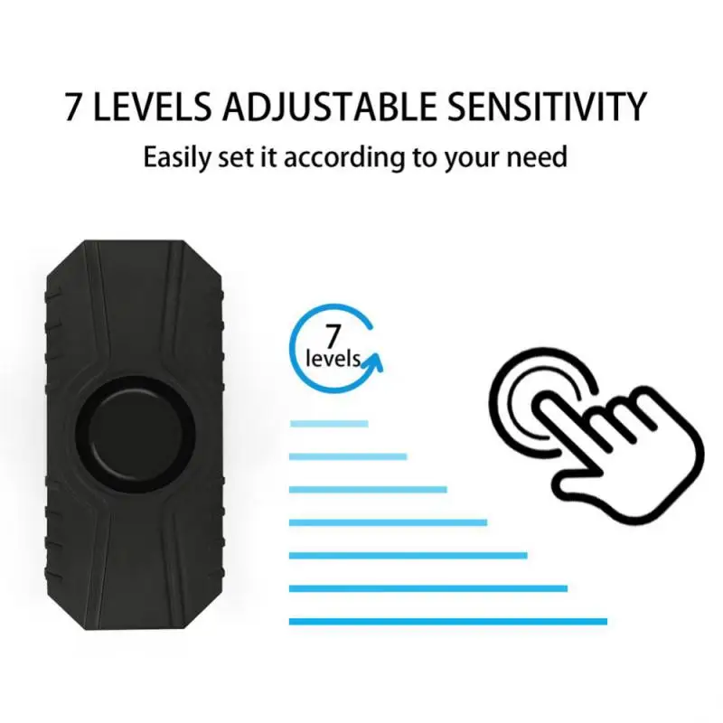 مقاوم للماء دراجة نارية إنذار الدراجة إنذار مضاد للسرقة لاسلكي للتحكم عن بعد إنذار الأمن 113dB إنذار سيارة كهربائية