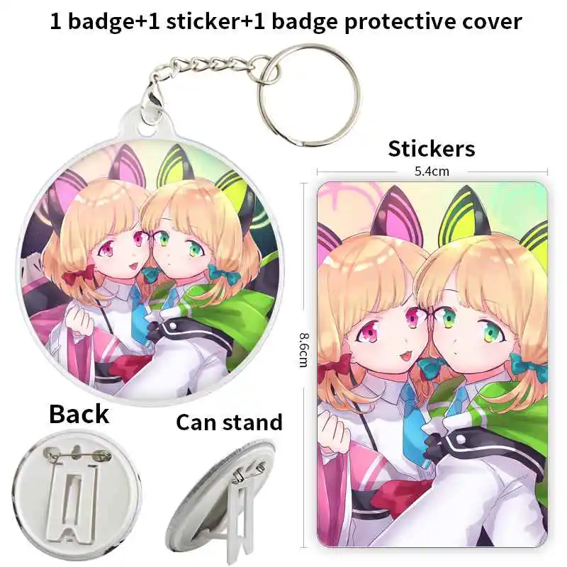 Saiba Midori Character Anime Game Badge Brooch anchor Peripherals PinCute Clothes Lover Customize Creative Jewelry Trinket