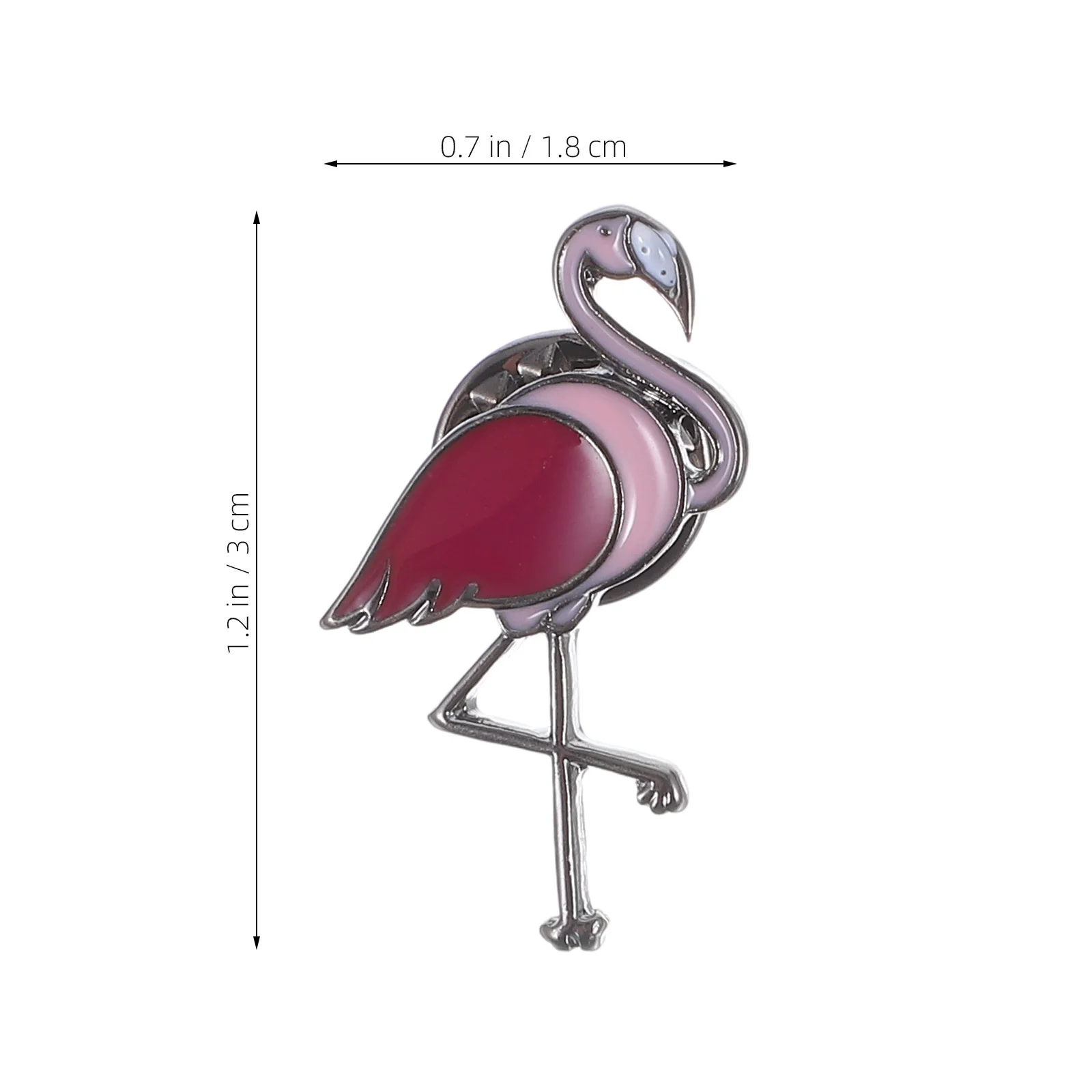 3 قطعة فلامنغو بروش دبوس أنيق نمط الزخرفية التلبيب دبابيس للنساء الرجال حفل زفاف الأزياء والمجوهرات الإكسسوار #5