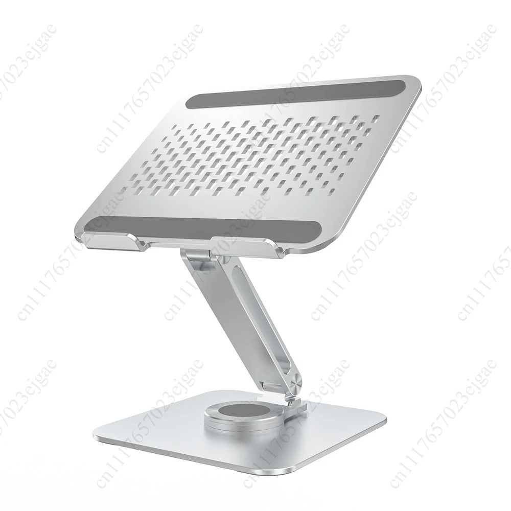 360° Rotatable Stand Metal Aluminum For Laptop Holder Adjustable Anti-Slip Silicone Base Stability for Tablet ﻿Portable Monitor
