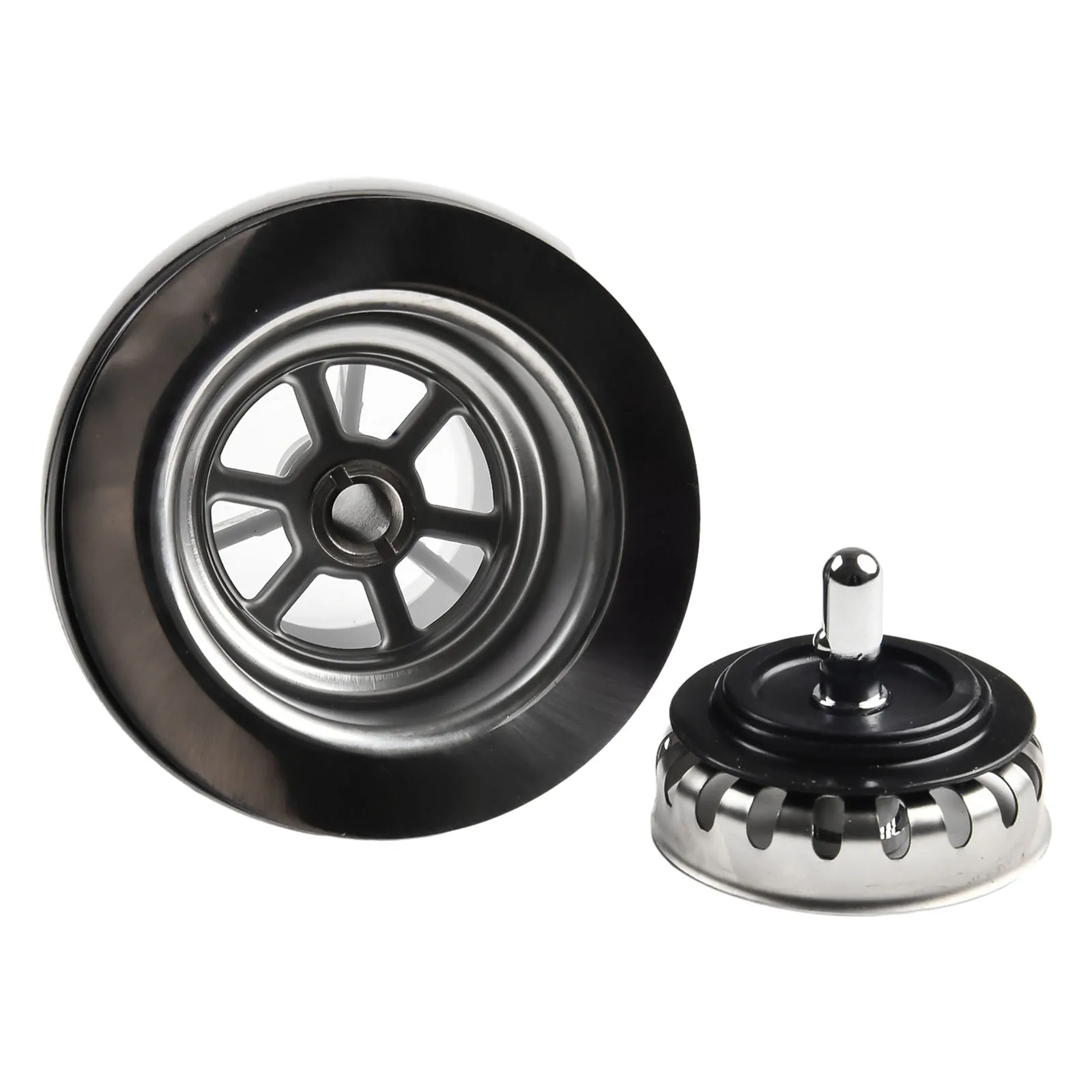 Basket Sink Strainer 1pcs 85mm Flange Accessories Balcony Belfast For Kitchen Replacement Stainless Steel Waste Home