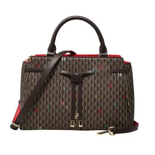 CH-Bolso de mano elegante minimalista para mujer, bolso de mano ligero con estampado de letras exquisitas, marca de lujo