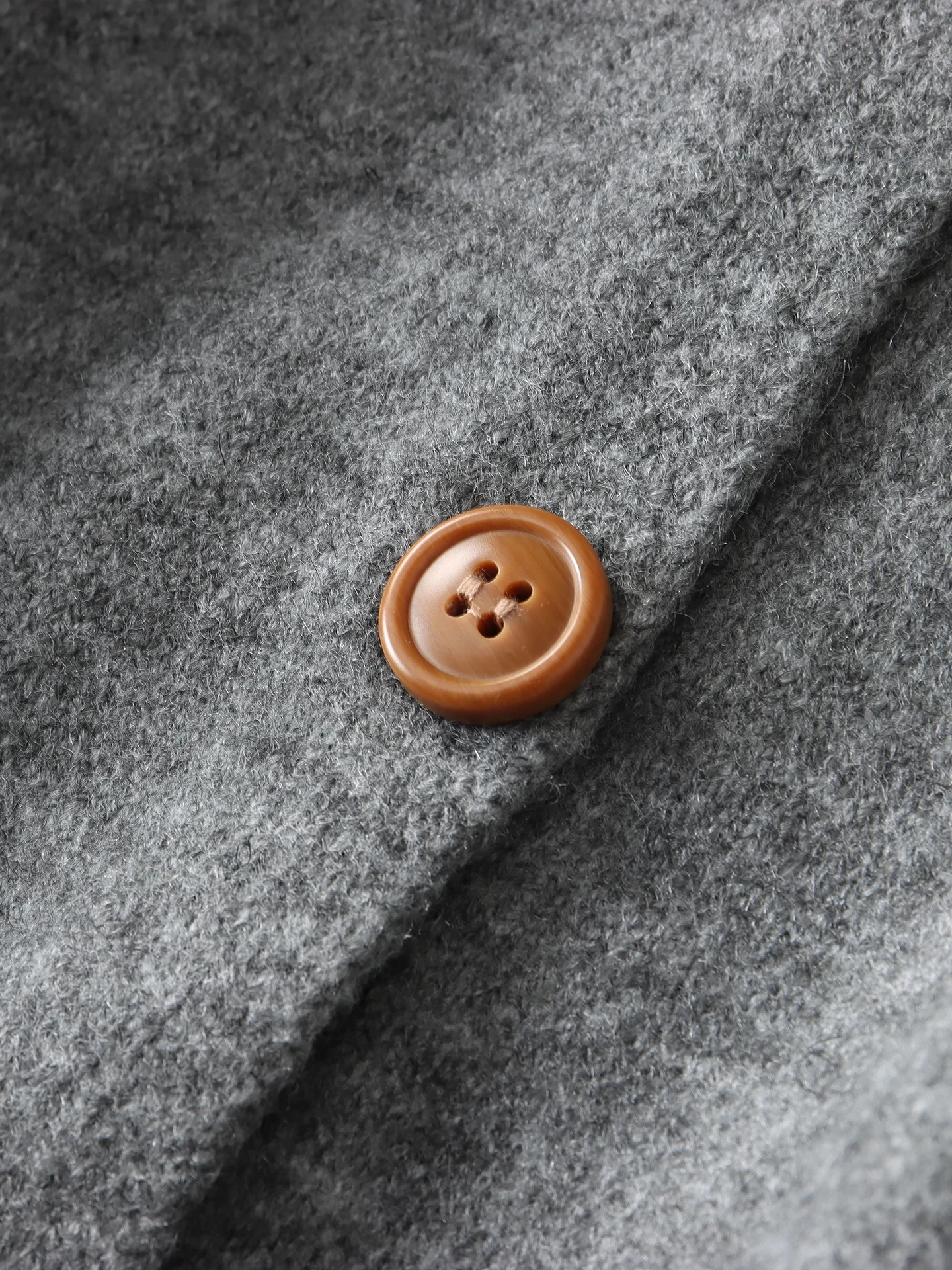 Morbido e accogliente bottone singolo lungo Sve rotondo Ne maglione lavorato a maglia Capispalla autunno inverno da donna caldo termico regolare Sve Le...