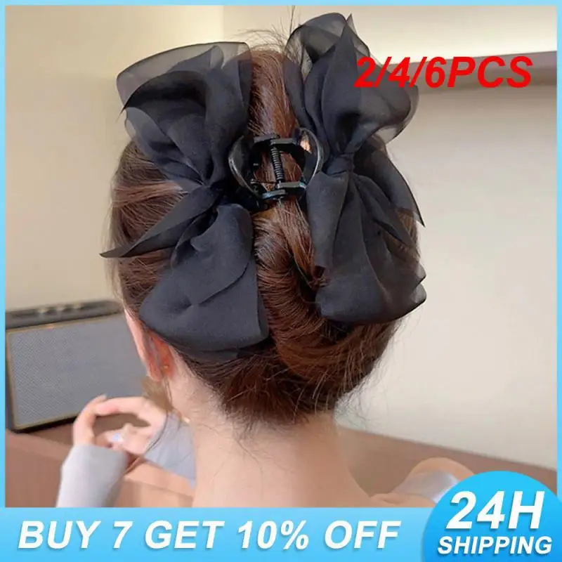 2/4/6PCS Chic Womens Hairpin Craftsmanship Large Bow Hair Clip 2023 Womens Hair Accessories New Product Release Hair Accessories