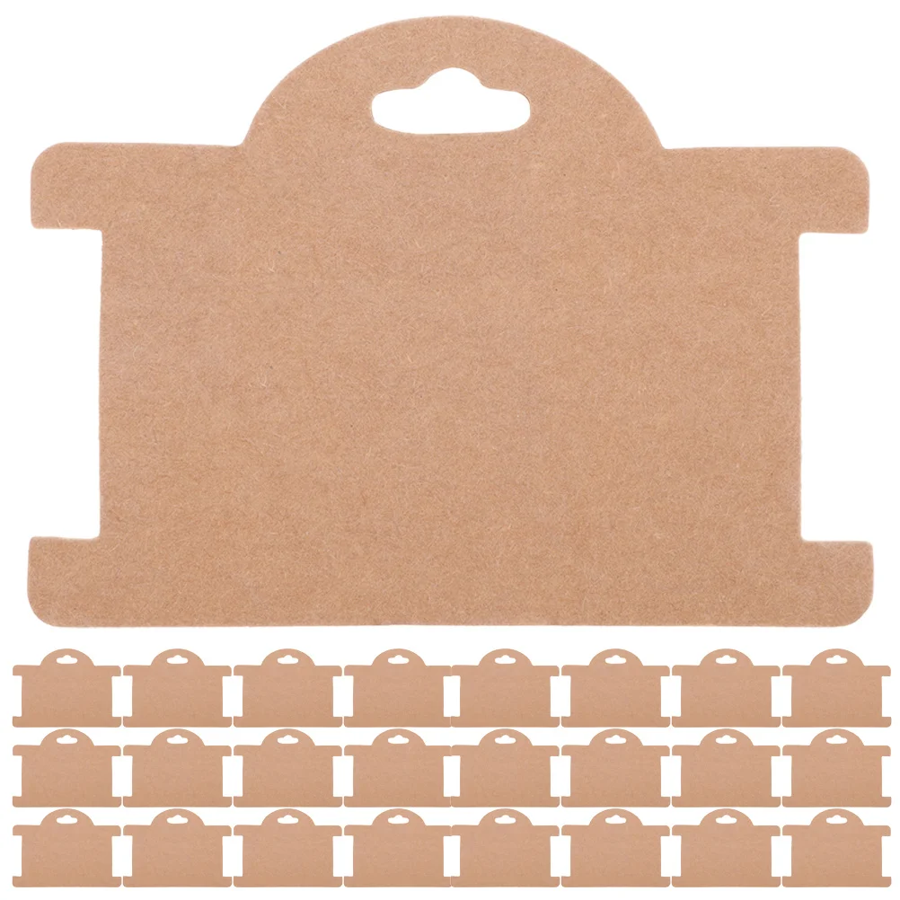 

50Pcs Jewelry Display Cards Bracelet Necklace Holder Durable Paper Organizer for Jewelry Accessories Earring Cards