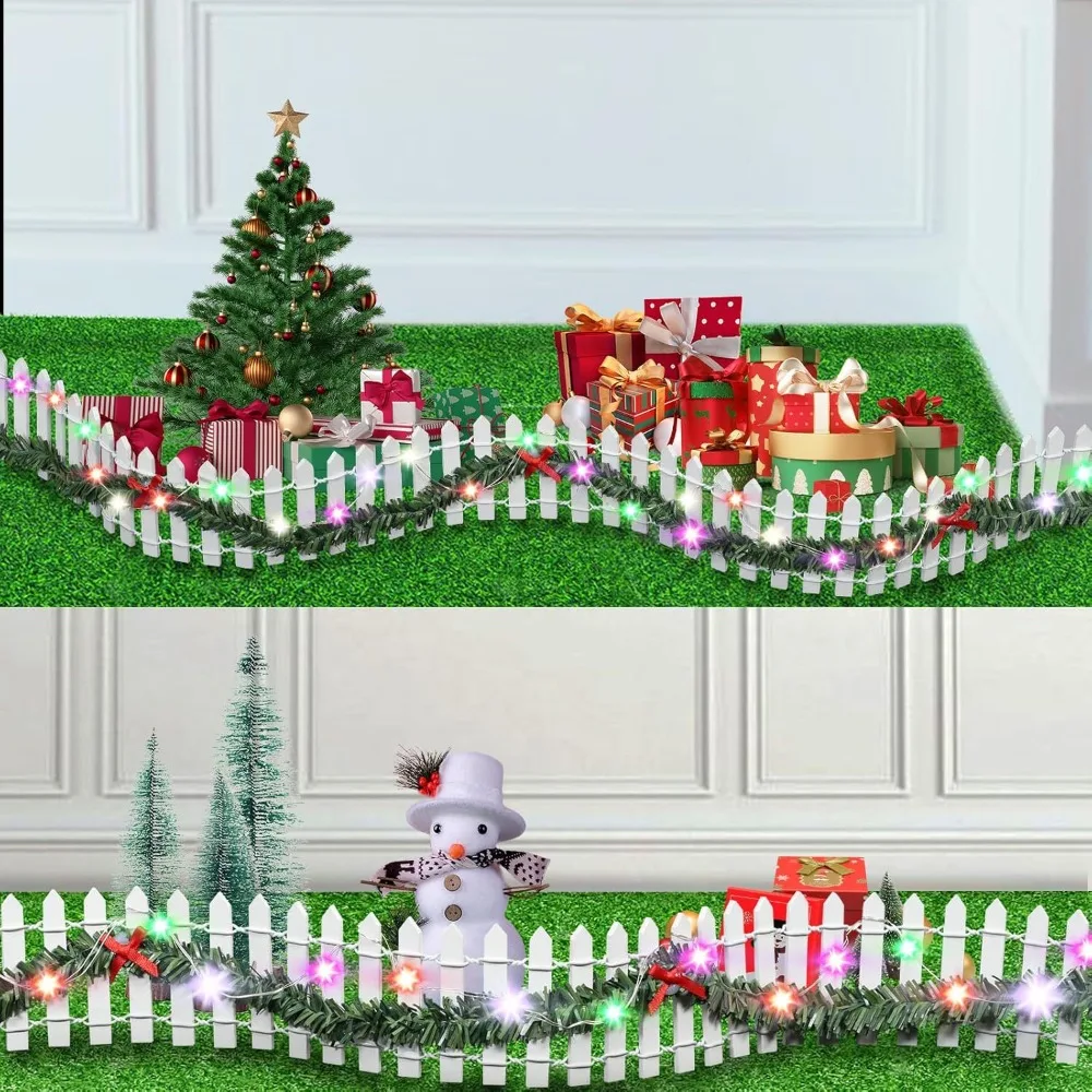 مصغرة 90*5 سنتيمتر حديقة سياج مصباح ليد المشهد الصغير الكرمة خشبية اليدوية المشهد الدعامة المنزل #2