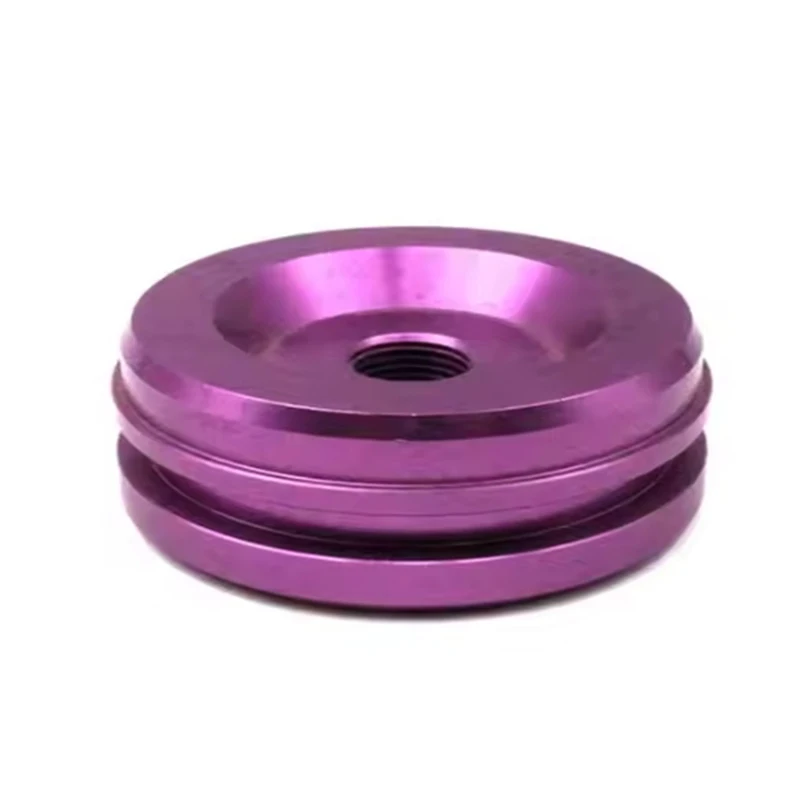 CNC Machining Service Custom pink Purple Shock Absorber Top Button Aluminum Alloy Piece Machine Part
