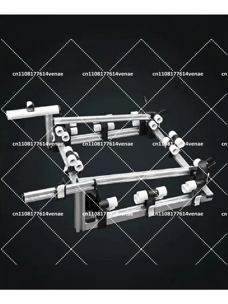 5 Adjustable Manual Box Folding Fixture with Dual Roller Design for Mailer Cartons