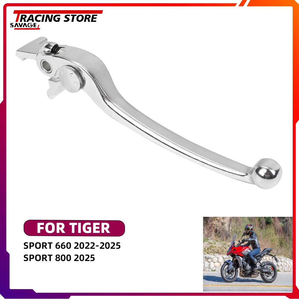 

2025 Front Right Silver Brake Lever Control Handle Hand Levers For Tiger Sport 660 800 Handlebar Motorcycle Accessorie 2024 2023
