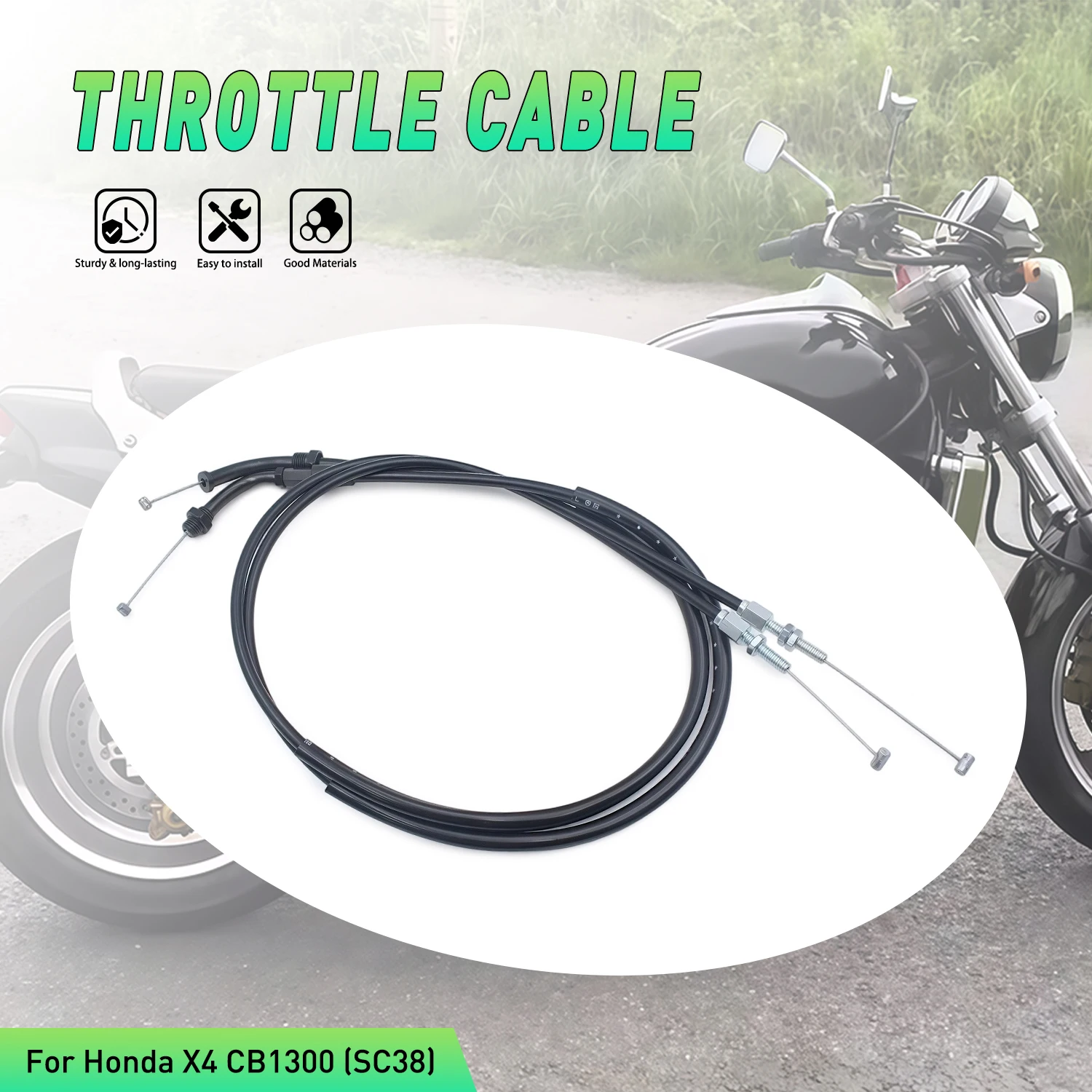 Motorcycle Part Throttle Cable Wire For Honda X4 CB1300 (SC38) 1997 1998 1999 2000 Accessories Moto
