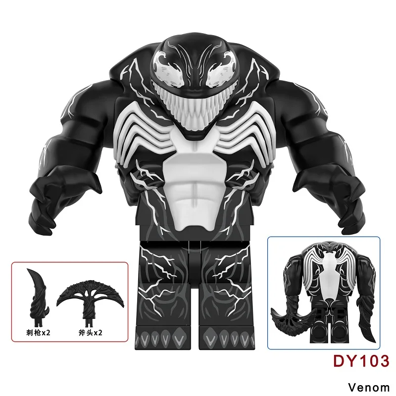 DY101-104 Super Hero Marvel Venom Building Blocks Mini Action Figure Bricks Toys