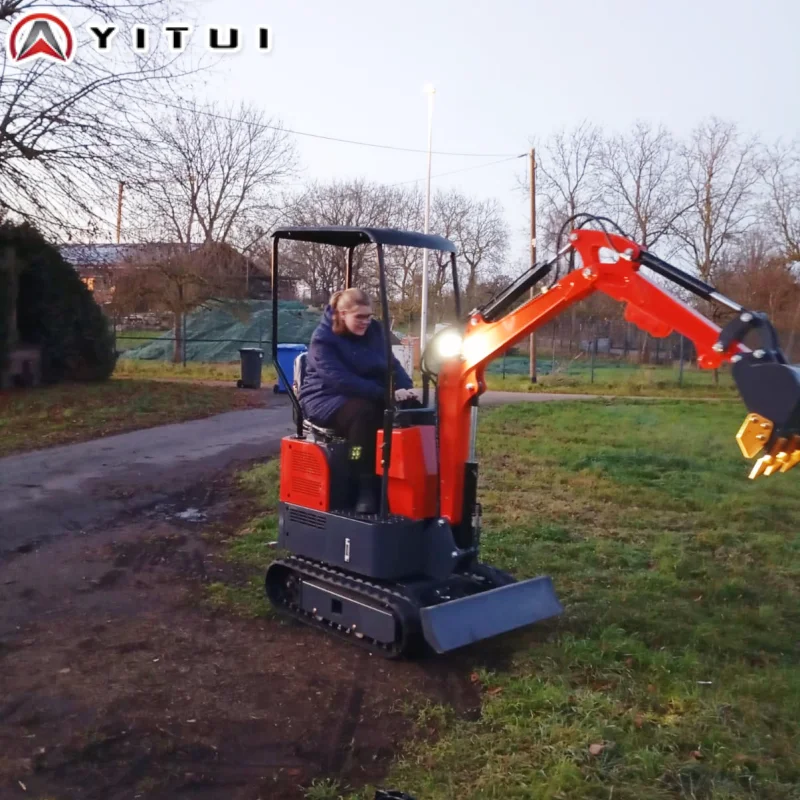 حفارة صغيرة مخصصة مع محرك كوبوتا - حفار صغير عالي الكفاءة 1.2 طن يورو 5/CE/EPA لمشاريع البناء #4