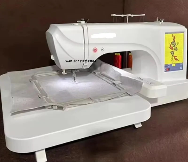 110V 220V Computerized Embroidery Sewing Machine 11 Languages Big Display Embroidery Sewing Machine