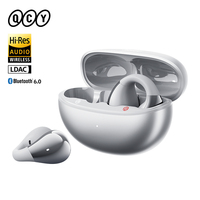 QCY Crossky C30S Open Ear Wireless Earphones Hi-Res with LDAC Ear Clip Earbuds Bluetooth 6.0 Clip On OWS Sports Headphones 40Hrs