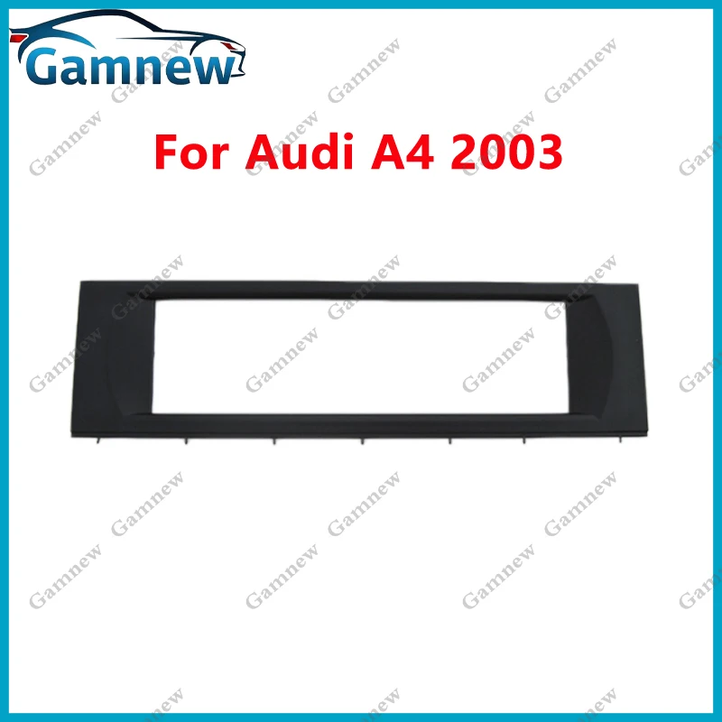 1DIN Car Fascia Radio Panel For Audi 100 A2 A3 A4 A6 Q5 SEAT Toledo Leon Frame Kit Install Facia Face Plate