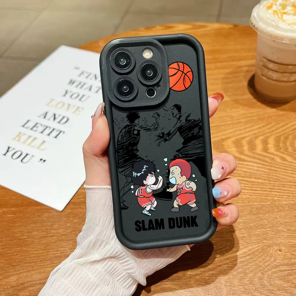 Lovely AnimeS Slam Dunk Phone Case For Xiaomi Redmi Note 14 13 12s 12 11 10 9s 9 8 7 Pro Plus 4G 5G Soft TPU Back Cover - view 6