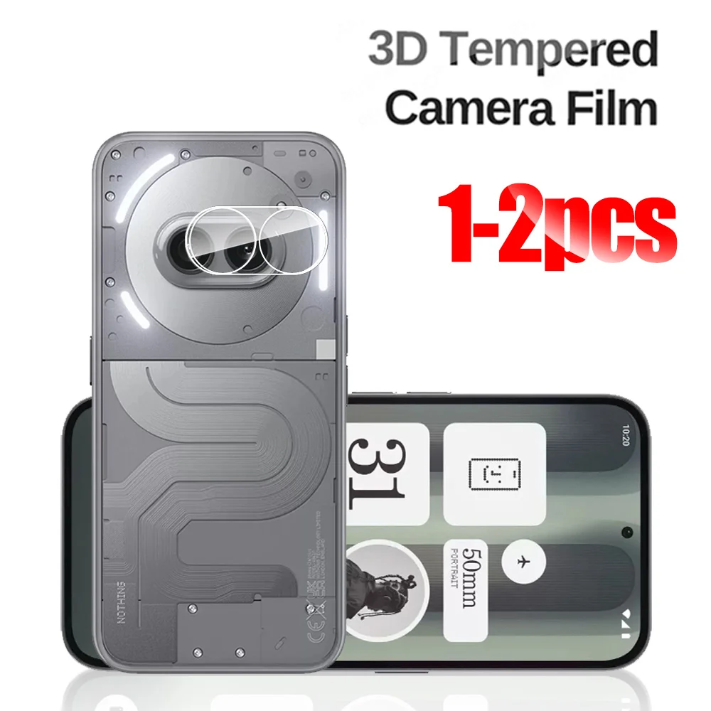 1-2Pcs 3D Clear Camera Protector For Nothing Phone (2a) Plus Lens Tempered Glass Cover Case NothingPhone 2A 2aPlus CMF Phon 1 5G