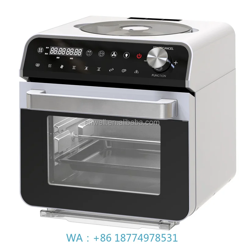 1. Large Capacity Stainless Steel Hot Air Baking Station Multi-Function Digital Display Countertop Convection Layout For Multi-T