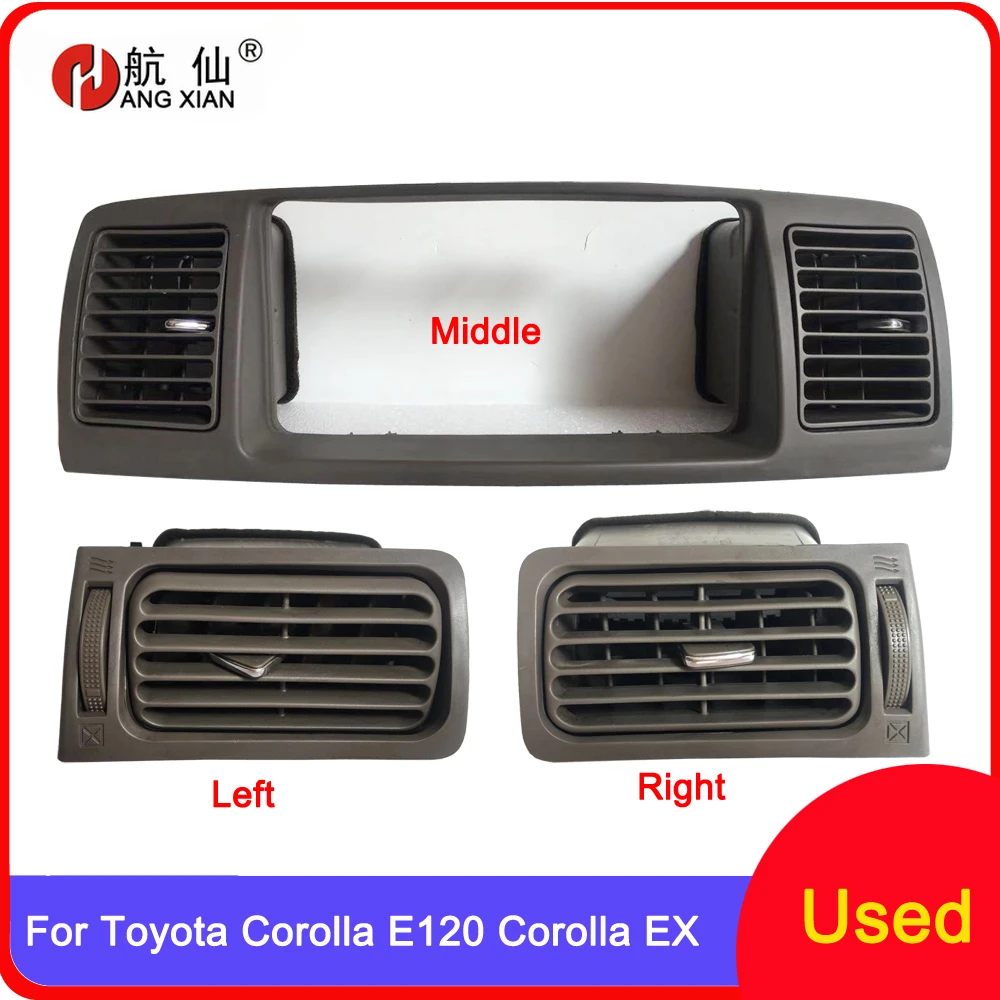 

Car A/C Air Conditioning Air Vent Outlet Panel Grille Cover Frame Fascia Replacement For TOYOTA Corolla EX Corolla E120 Dash Kit